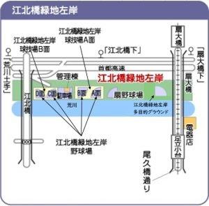 江北橋緑地左岸
