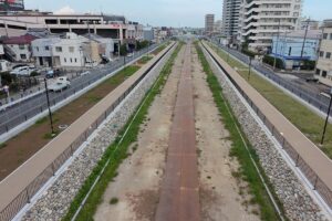 花畑川_散策路 花畑川_散策路